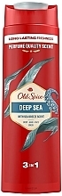 Шампунь-гель для душу 3 в 1 - Old Spice Deep Sea With Ocean Breeze Scent Shower Gel + Shampoo 3 in 1 — фото N7