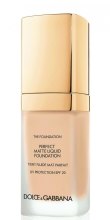 Парфумерія, косметика РОЗПРОДАЖ Тональний крем - Dolce & Gabbana Perfect Matte Liquid Foundation*