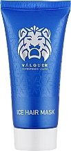Відновлювальна маска для пошкодженого волосся - Valquer Ice Hair Mask Total Repair (міні) — фото N1