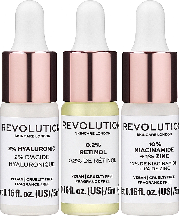 Набір - Revolution Skincare Starter Pack Never Basic (ser/3x5ml) — фото N2