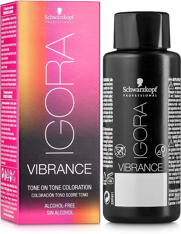 УЦЕНКА Краска для волос без содержания спирта - Schwarzkopf Professional Igora Vibrance Alcohol-Free * — фото N2