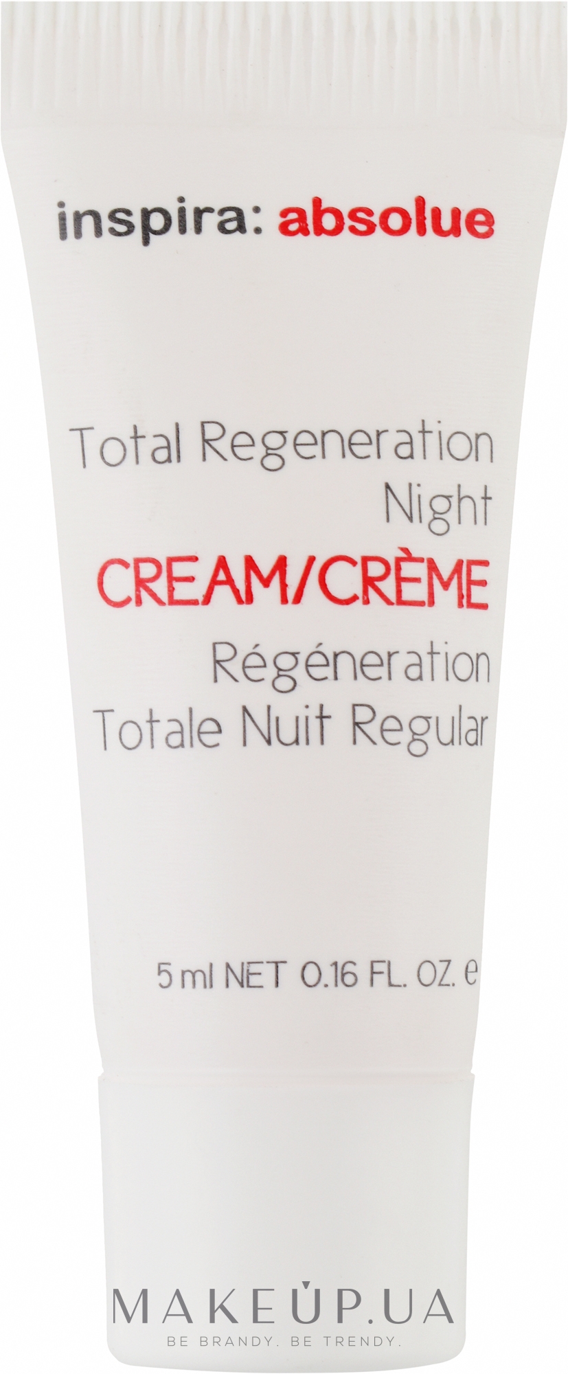 Восстанавливающий ночной крем для лица - Inspira:cosmetics Inspira:absolue Total Regeneration Night Cream (мини) — фото 5ml