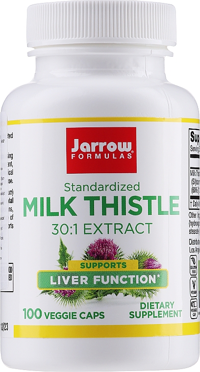 Розторопша - Jarrow Formulas Milk Thistle 150 mg — фото N1