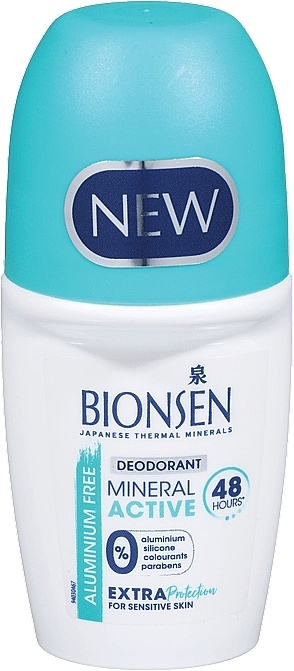 Шариковый дезодорант - Bionsen Mineral Active Roll-On Deodorant — фото N1
