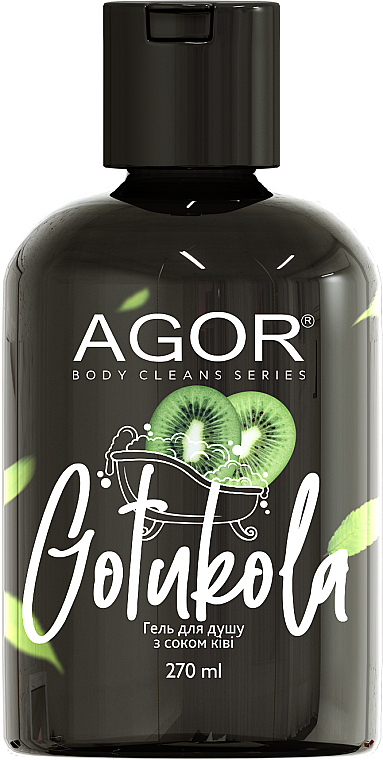 Гель для душа с соком киви - Agor Body Cleans Series Gotukola Shower Gel