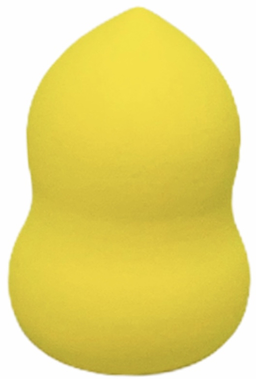 Спонж для макіяжу грушеподібної форми, жовтий - Beauty Line — фото N1
