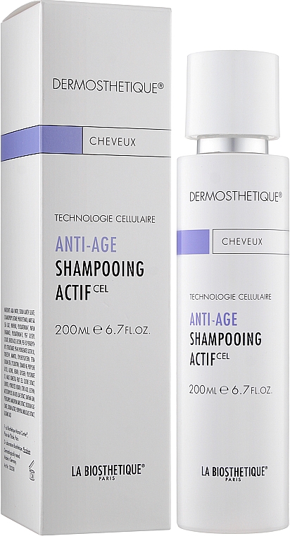 Антивіковий шампунь для нормального й тонкого волосся - La Biosthetique Dermosthetique Anti-Age Shampooing Actif — фото N2