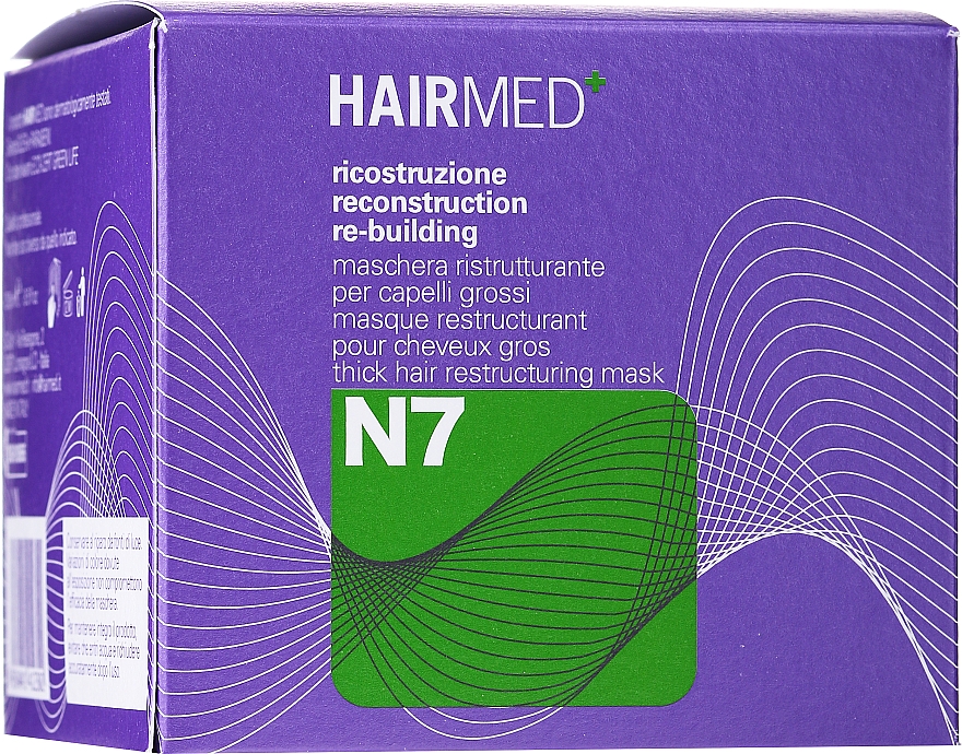 Маска для густого волосся - Hairmed N7 Re-building — фото N1