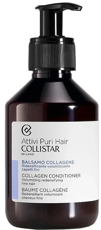 Кондиціонер для об'єму волосся з колагеном - Collistar Attivi Puri Hair Collagen Conditioner — фото N1