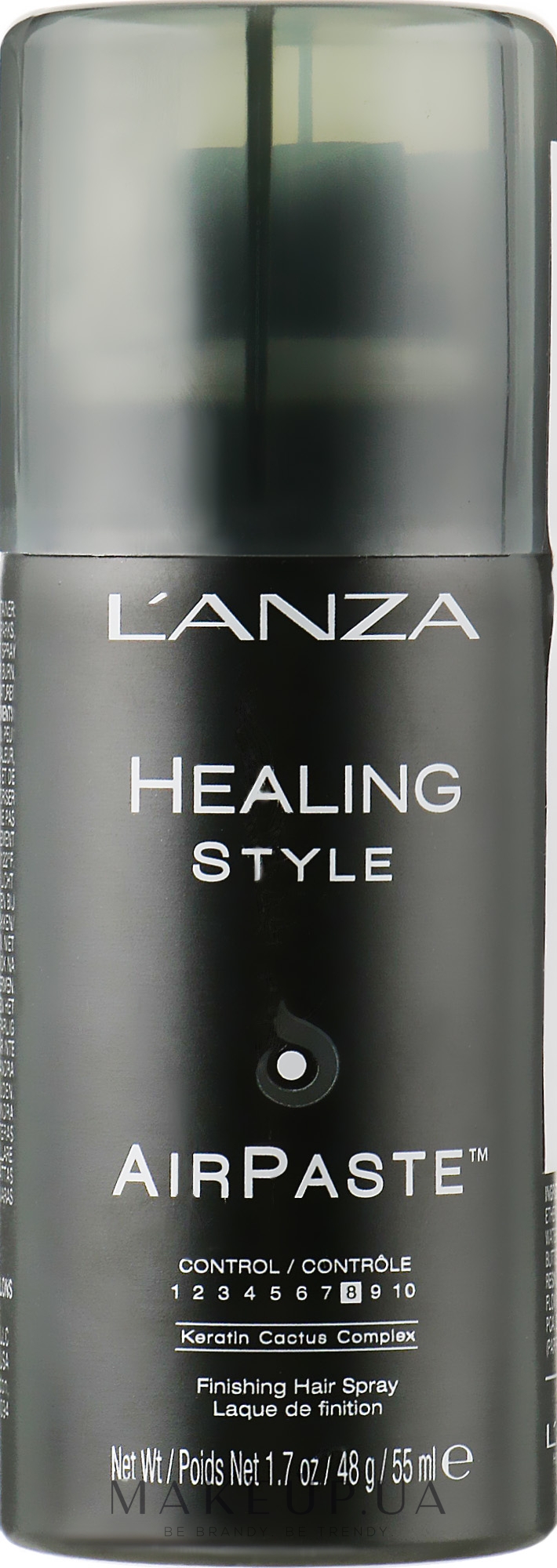 Паста-спрей для волос - L'anza Healing Style Air Paste Finishing Hair Spray — фото 55ml
