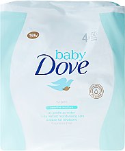 Парфумерія, косметика Вологі серветки для чутливої шкіри - Dove Baby Sensitive Moisture Wipes