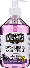 Парфумерія, косметика Рідке марсельське мило "Лаванда" - Maitre Savon De Marseille Savon Liquide De Marseille Lavander Liquid Soap