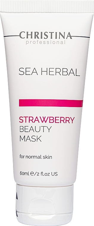 Клубничная маска красоты для нормальной кожи - Christina Sea Herbal Beauty Mask Strawberry