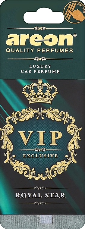 Ароматизатор повітря - Areon VIP Royal Star Luxury Car Perfume — фото N1