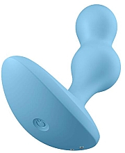 Парфумерія, косметика Анальна пробка, блакитна - Satisfyer Plug-Vibrator Deep Diver Connect App