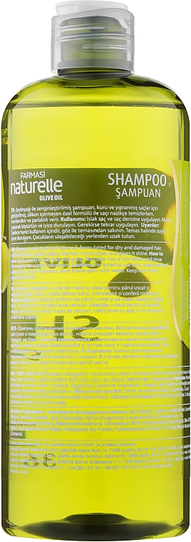 Шампунь для волосся "Олива" - Farmasi Naturelle Olive Oil Shampoo — фото N2