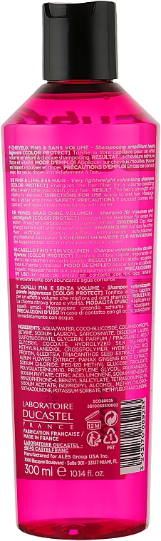 Шампунь для тонких волос - Laboratoire Ducastel Subtil Color Lab Volume Intense Very Lightweight Volumizing Shampoo — фото N2