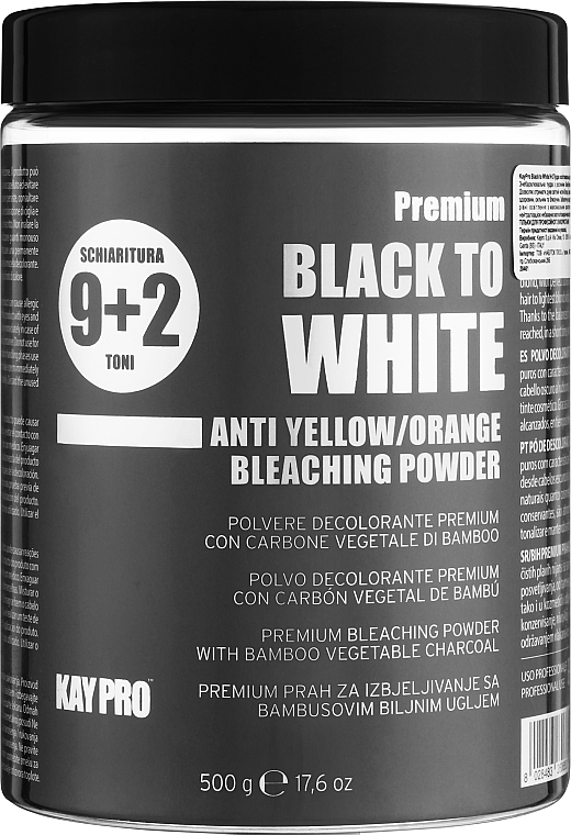 Знебарвлювальна пудра для волосся - Kaypro Premium Black To White — фото N1