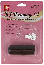 Духи, Парфюмерия, косметика Набор для наращивания волос - Beauty Town Weaving Set Dark Brown