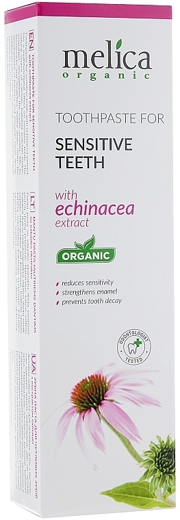 УЦІНКА Зубна паста з екстрактом ехінацеї - Melica Organic * — фото N3