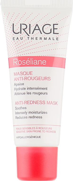 Маска для обличчя проти почервонінь - Uriage Sensitive Skin Mask Roseliane
