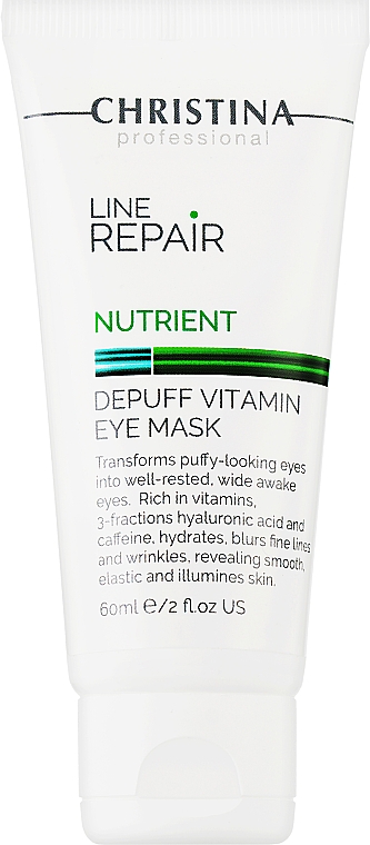 Витаминная омолаживающая маска вокруг глаз - Christina Line Repair Nutrient Depuff Vitamin Eye Mask — фото N1