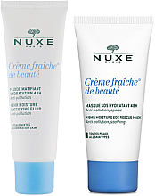 Парфумерія, косметика Набір - Nuxe Creme Fraiche De Beaute (f/cr/50ml + f/mask/50ml)