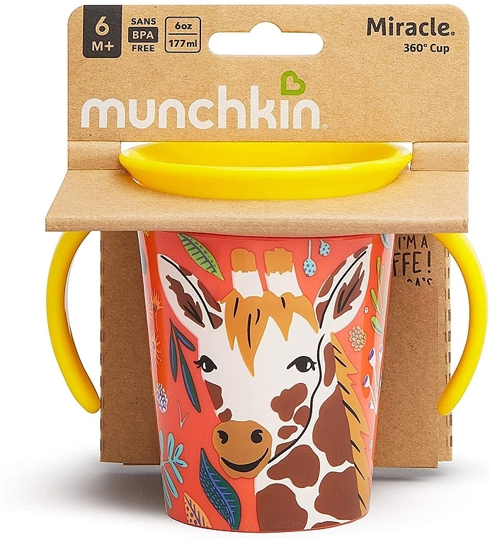Чашкка-непроливайка "Жираф", 177 мл - Munchkin — фото N4