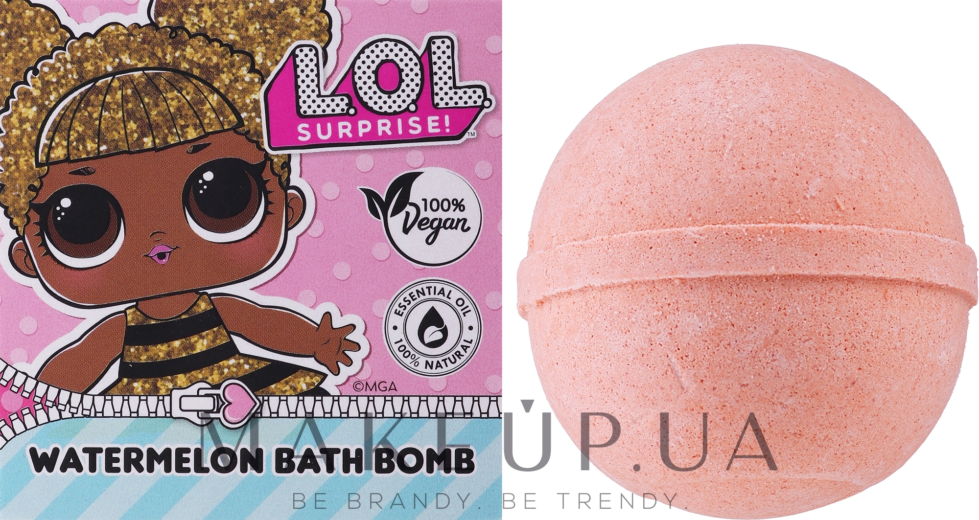 Бомбочка для ванни "Кавун" - Bi-es L.O.L. Surprise! Bath Bomb Watermelon — фото 165g