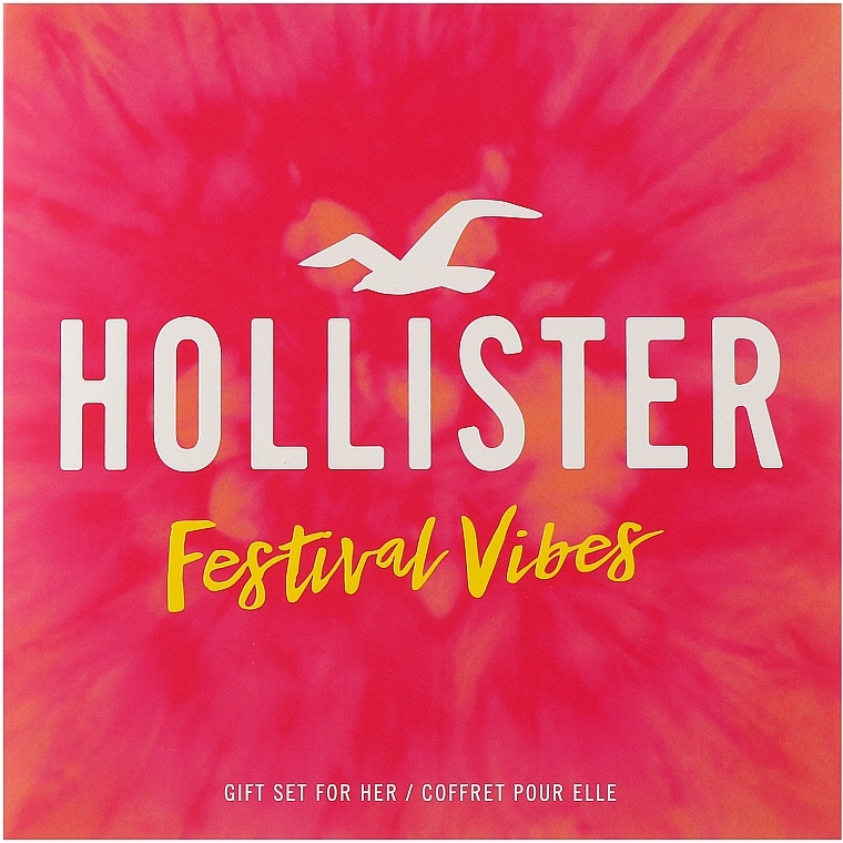 Hollister Festival Vibes For Her - Набор (edp/50ml + edp/15ml) — фото N1