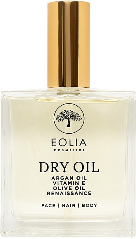 Сухое масло для лица, тела и волос "Ренессанс" - Eolia Dry Oil Renaissance — фото N1