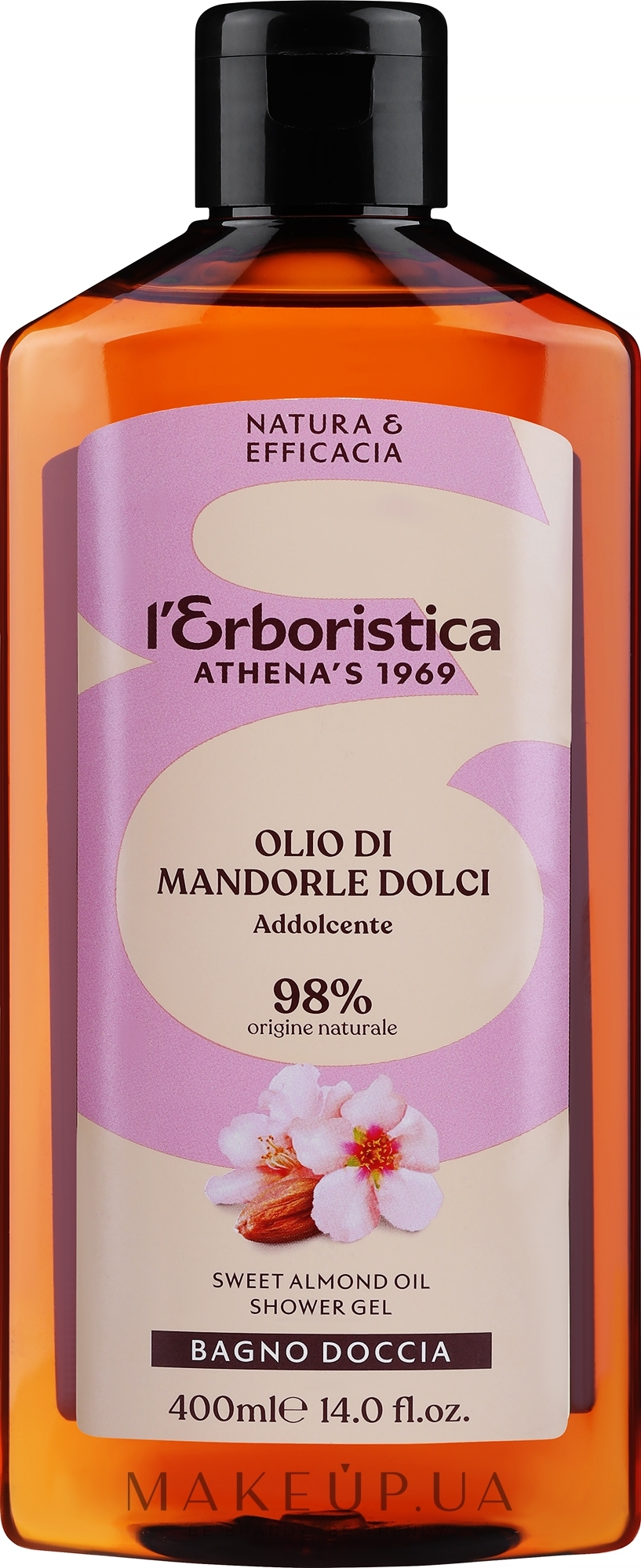 Гель для душу з маслом солодкого мигдалю - athena's Erboristica Mousse Gel With Mandorle Dolci — фото 400ml