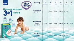 Підгузки дитячі гігієнічні одноразові Maxi Elastic Jumbo 7-18 кг, 58 шт. - Evy Baby — фото N7