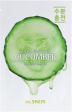 Тканевая маска для лица с экстрактом огурца - The Saem Natural Cucumber Mask Sheet — фото N1