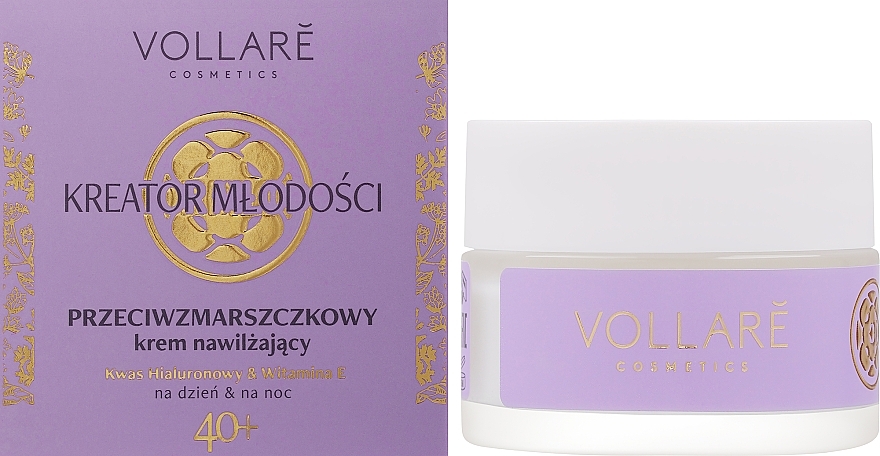 Увлажняющий крем против морщин 40+ - Vollare Anti-Wrinkle Moisturizing Cream — фото N2