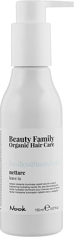 Нектар "Яркость, Увлажнение и Блеск" для сухих, тусклых волос - Nook Beauty Family Organic Hair Care — фото N1