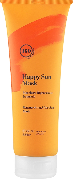 Маска для ухода за волосами, защитная - 360 Happy Sun Mask Regenerating After-Sun Mask