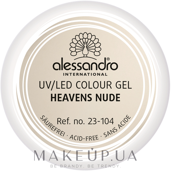 Гель для нігтів - Alessandro International Colour Gel — фото 104 - Heavens Nude