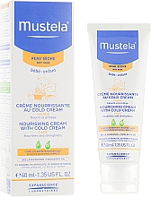 Кольд-крем для лица - Mustela Bebe Nourishing Cream with Cold Cream — фото N4