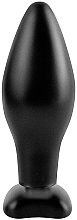 Силиконовая пробка, средняя, черная - PipeDream Anal Fantasy Collection Medium Silicone Plug Black — фото N3