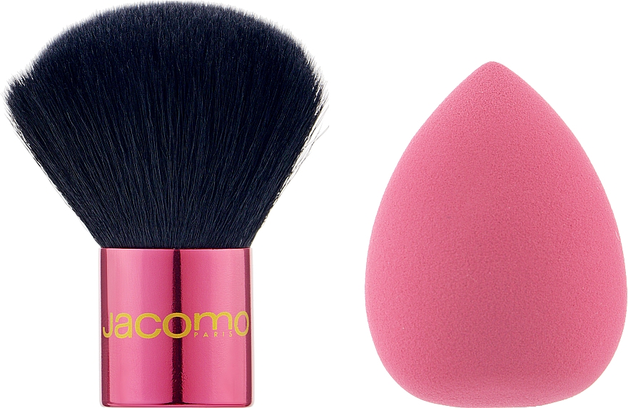 Jacomo Beauty Kit For Her (brush + sponge) - Подарунковий набір — фото N1