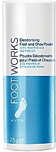 Духи, Парфюмерия, косметика Дезодорант-тальк для ног - Avon Foot Works Deodoring Foot and Shoe Powder