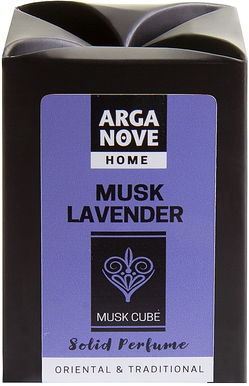 Ароматический кубик для дома - Arganove Solid Perfume Cube Musk Lavender — фото N1