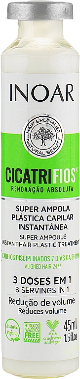 Ампула для ламинирования волос c витамином Е - Inoar CicatriFios Super Ampoule