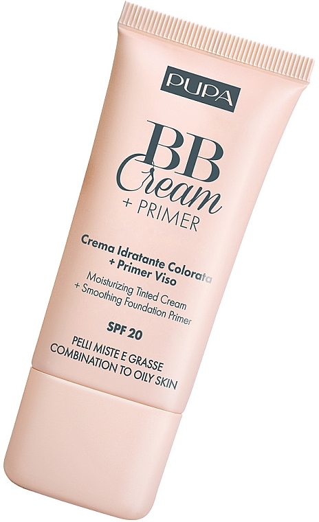 BB-крем + праймер для лица - Pupa BB Cream+Primer Combination To Oily Skin SPF20 — фото N1