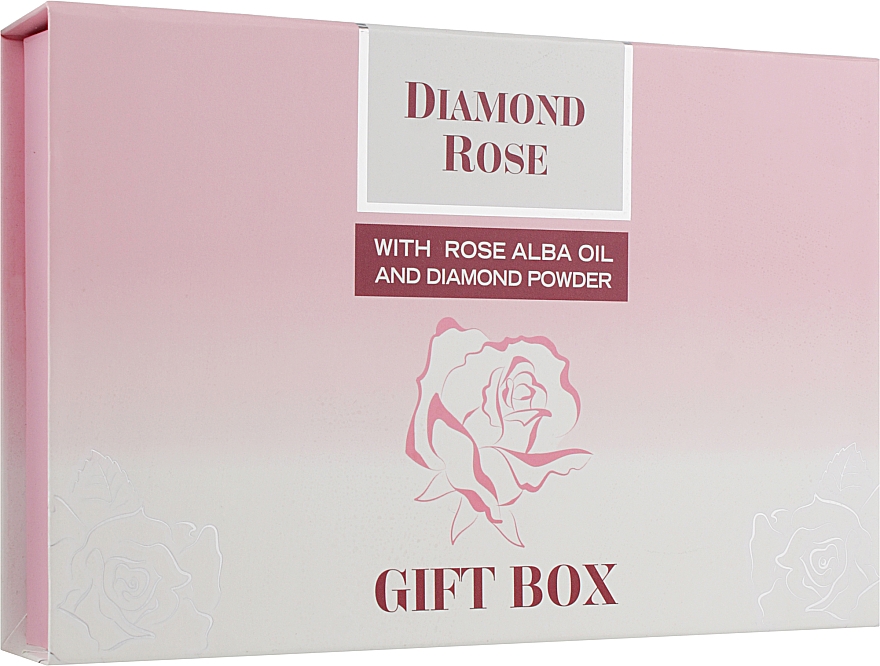 Набір - BioFresh Diamond Roses With Rose Alba Oil And Diamond Powder Gift Box — фото N1