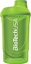 Шейкер 600 мл, зеленый - BiotechUSA Wave Shaker Grass Green — фото N1