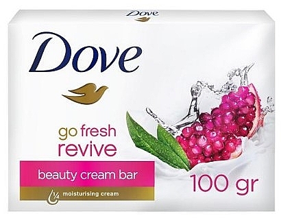 Мыло "Гранат" - Dove Go Fresh Revive Beauty Cream Bar — фото N1
