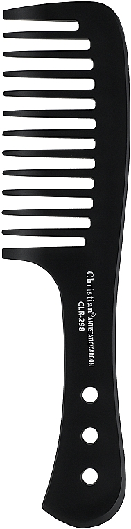Гребешок для волос, CLR-298, чёрный - Christian — фото N1