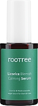 Заспокійлива сироватка проти недосконалостей шкіри - Rootree Licorice Blemish Calming Serum — фото N1